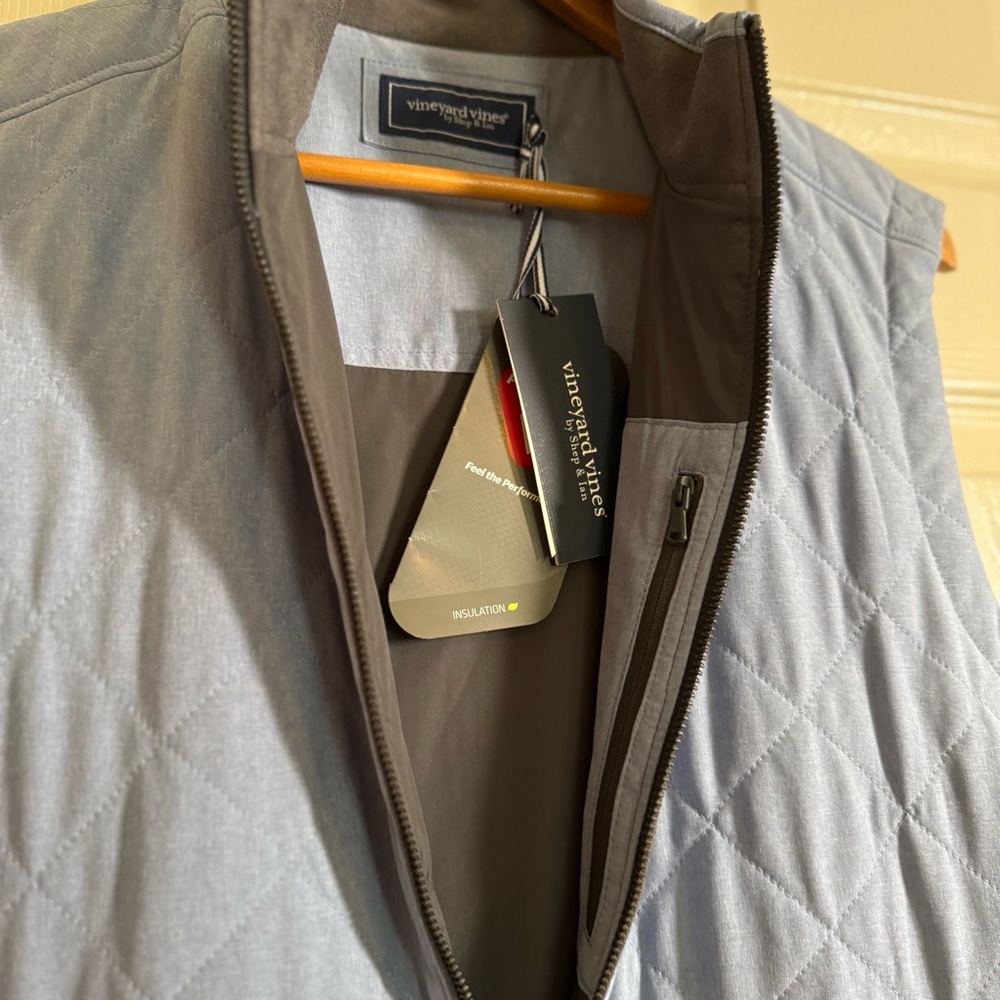NWT MEN'S VINEYARD VINES OUTERWEAR DORSET QUILTED VEST SIZE S - Picture 8 of 16
